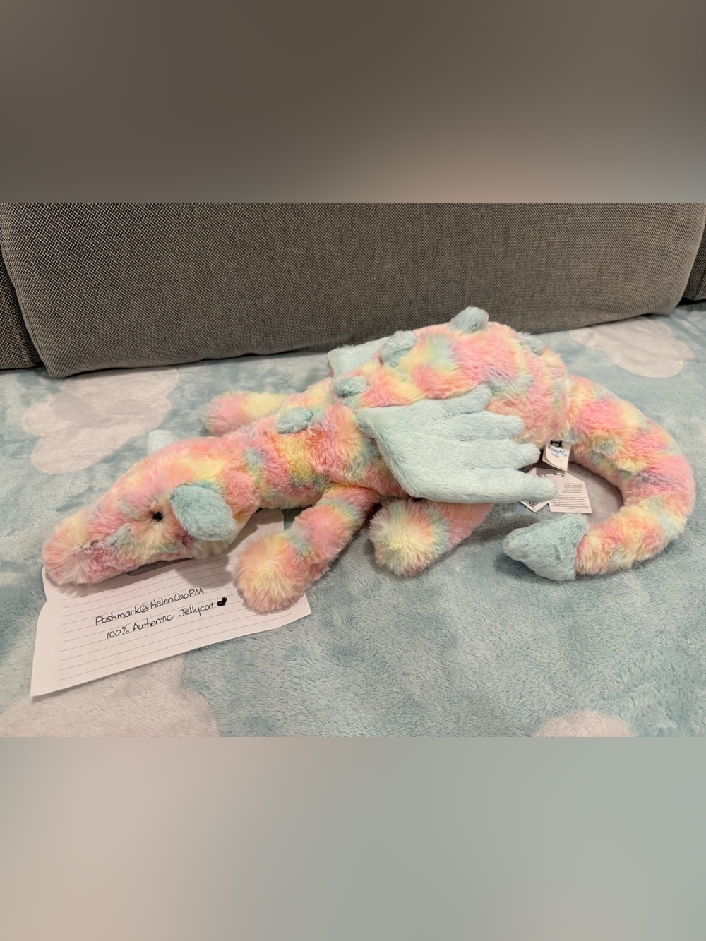 Jellycat Lazulia Dragon Large BNWT